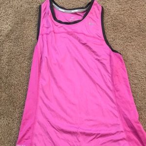 Nike pink tank top